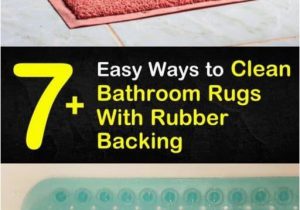Bath Rugs with Rubber Backing 7 Easy Ways to Clean Bathroom Rugs with Rubber Backing In