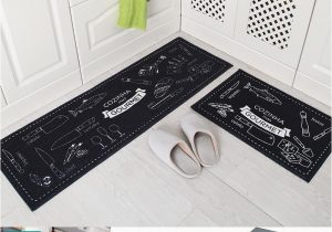 Bathroom and Kitchen Rugs Visit to Buy] 2 Pcs Set High Absorbency Bath Mats Carpet