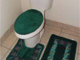 Bathroom Contour toilet Rugs Bathmats Rugs and toilet Covers 3pc 5 Hunter Green