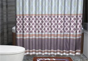 Bathroom Rugs and Accessories Empire Olivia 15 Piece Royalty Bathroom Accessories Set Rugs Shower Curtain & Matching Rings Brown & Blue