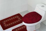 Bathroom Rugs and toilet Covers 3pc Bathroom Set Rug Contour Mat toilet Lid Cover In Home