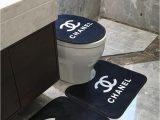 Bathroom Rugs and toilet Seat Covers 2019 toilet Carpet Sets New Stripe Non Slip Bathroom Carpet