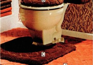 Bathroom Rugs and toilet Seat Covers Check Out these 10 Fuzzy toilet Covers From the 70s to See