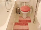 Bathroom Rugs and toilet Seat Covers Dusky Pink Bath Mat Set Bath Mat Pedestal Mat toilet Seat Cover 3 Piece Set Non Slip Bathroom Rug Mat