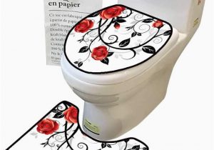 Bathroom Rugs Around toilet Bathroom Rug toilet Sets Swirl Branch Ros Garden Gothic