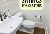 Bathroom Rugs with Sayings 30 Funny Bathroom Sayings for Crafters