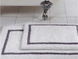 Bathroom Throw Rug Sets Allure 2 Pack Reversible Contrast Stripe Bath Mat Set