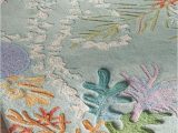 Beach themed area Rugs 8×10 This Beautiful Coral Reef Rug