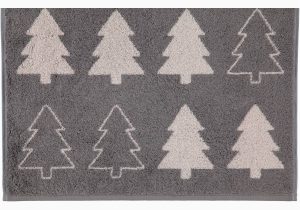 Bed Bath and Beyond Christmas Rugs CawÃ¶ Frottee Handtuch Serie 958-77 Christmas Edition TannenbÃ¤ume Schiefer