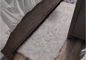 Bed Bath and Beyond Fur Rug Juvale soft Faux Sheepskin Fur Throw Rug, 2×6 Feet Shaggy Non-slip …