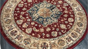 Bed Bath and Beyond Round area Rugs Timouri Red Circle Rug In 2020