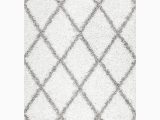 Bed Bath and Beyond Rugs 5×7 Bed Bath & Beyond Shaggy area Rug In White (5×7)