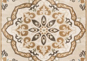 Beige and Brown area Rugs orchid Dorit Traditional Mandala Beige Brown area Rug