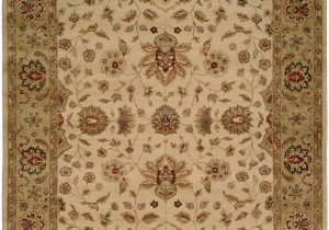 Beige and Gold area Rugs oriental Hand Knotted Wool Beige Gold area Rug