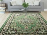 Beige and Green area Rugs 8×10 Antep Rugs oriental 8×10 Traditional Medallion Indoor area Rug Siesta (green Beige, 7’10” X 10′)