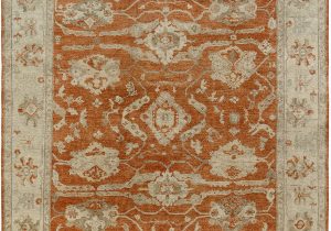 Beige and Rust area Rug Regal Old Urban