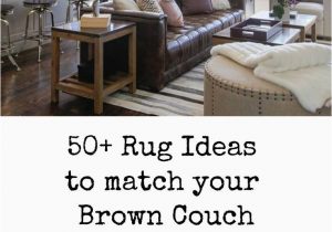 Best area Rug for Brown Leather Furniture Room Redo Modern Farmhouse Living Room