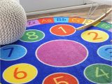 Best area Rugs for Kids Number Circles Kids area Rugs 8 Blue