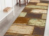 Best area Rugs for Tile Floors Wood Floor Print Living Room area Rug Brown W24 Inch L71