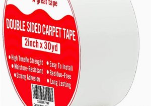 Best Carpet Tape for area Rugs Carpet Tape Heavy Duty Double Sided Rug Tape for Outdoor Rugs Hardwood Floors and Stair 2 Inches X 30 Yards
