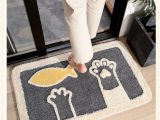 Best Non Slip Bathroom Rugs 2020 Honlaker Microfiber Cartoon Absorbent Bath Mat Flocking Pattern Decoration Bathroom Rug Entrance Door Anti Slip Door Mat From Qiangweiflo $23 46