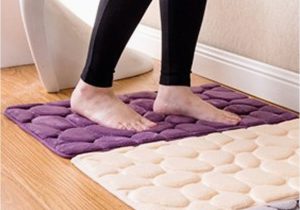 Best Non Slip Bathroom Rugs Pebble Design Floor Mat Thickened Water Absorbent Non Slip Bathroom Rug Home Entrance Carpet
