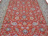 Best Price Large area Rugs Buy Beautiful Red All Over Kashan Silk area Rug at Best