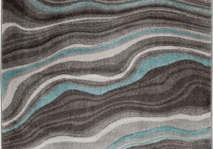 Better Homes and Gardens 5×7 area Rugs Better Homes & Gardens Gray & Aqua Waves area Rug Multiple Sizes Walmart
