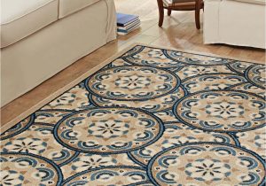 Better Homes and Gardens area Rugs at Walmart Better Homes & Gardens Blue tokens area Rug Walmart