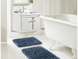 Better Homes and Gardens Bath Rugs Walmart Better Homes & Gardens 2 Piece soft Cloud Bath Rug Set, 17x 24 & 20 X 30, Blue, Polyester