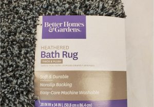Better Homes and Gardens Heathered Bath Rug Ultra soft Stain Resistant Better Homes and Gardens Thick and Plush Bath Rug New