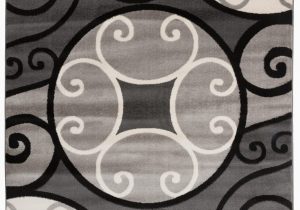 Better Homes and Gardens Overlapping Medallion area Rug Modern Scroll Circles Design area Rug 5 3" X 7 3" Gray Walmart