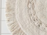 Big Round Bathroom Rugs Raine Crochet Round Bath Mat In 2020