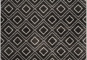 Black and Cream area Rug 8×10 Safavieh Tunisia Tun293f Anthracite Cream Rug