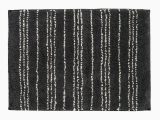 Black and Gray Bath Rugs Charcoal Gray White Patterned Rectangular Bath Mat In