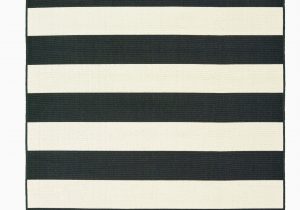 Black and Off White area Rugs Dian Striped Black Fwhite Indoor Outdoor area Rug