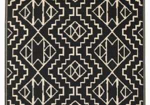Black and Off White area Rugs Tayler Black F White Rug In 2020
