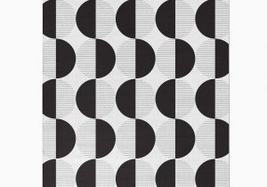 Black and White area Rugs 3×5 Black White Geometric Circles area Rug