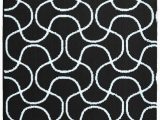 Black and White area Rugs 3×5 Mainstays Drizzle Black White 45"x66" Abstract Indoor area Rug Walmart