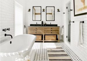 Black and White Bathroom Rug Runner Room Redo