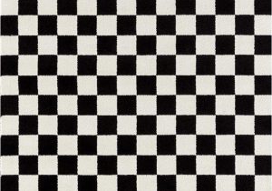 Black and White Checkered Bathroom Rug 1909 Checkered Black and White 5 X 7 area Rug Carpet