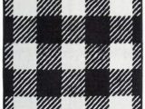 Black and White Checkered Bathroom Rug Amazon Hiend Accents Camille Kitchen and Bath Rug 24