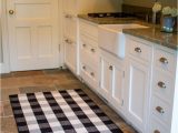 Black and White Checkered Bathroom Rug Black and White Buffalo Checkered Rug 3 X 5 for Kitchen