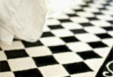 Black and White Checkered Bathroom Rug Checkered Carpet Black and White