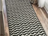 Black and White Chevron area Rug Black Chevron area Rug