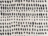 Black and White Polka Dot area Rug Polka Dots Handmade Tufted Wool Ivory Black area Rug In 2020