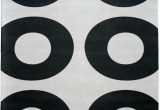 Black and White Round area Rugs Black and White Rug Modernrugs