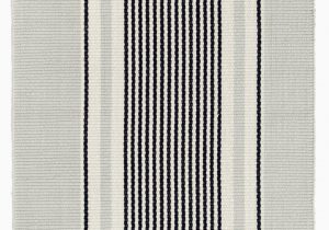 Black and White Striped area Rug 8×10 Gunner Striped Handmade Flatweave Cotton Gray Black area Rug