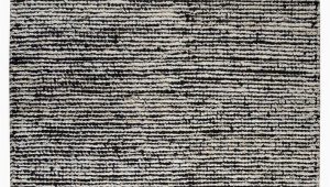 Black and White Woven area Rug Nature Collection Hand Woven Wool and Hemp area Rug In Black