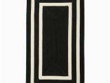 Black area Rug with White Border Home Decorators Collection Griffin Border Black/white 5 Ft. X 8 Ft …
